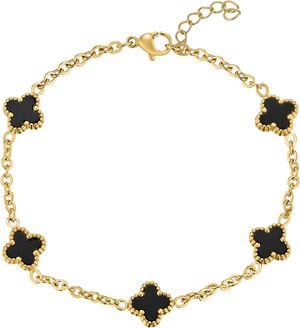Carl Pique Trfle Bracelet Goldplated Stainless Steel CP0098