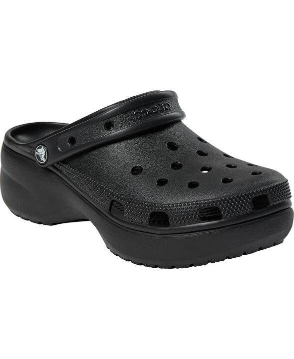 Classic Platform Clog W Blk