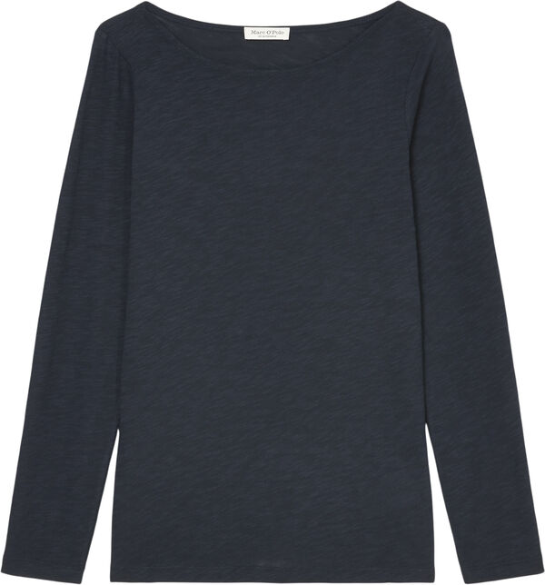 T-shirt, long sleeve, boat neck
