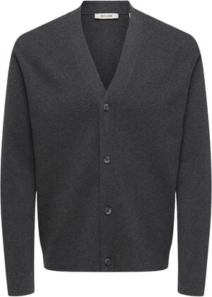 ONSTING LIFE REG LS CARDIGAN KNIT N