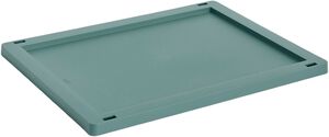 HAY Colour Crate Lid Plastic-Medium-Dark green