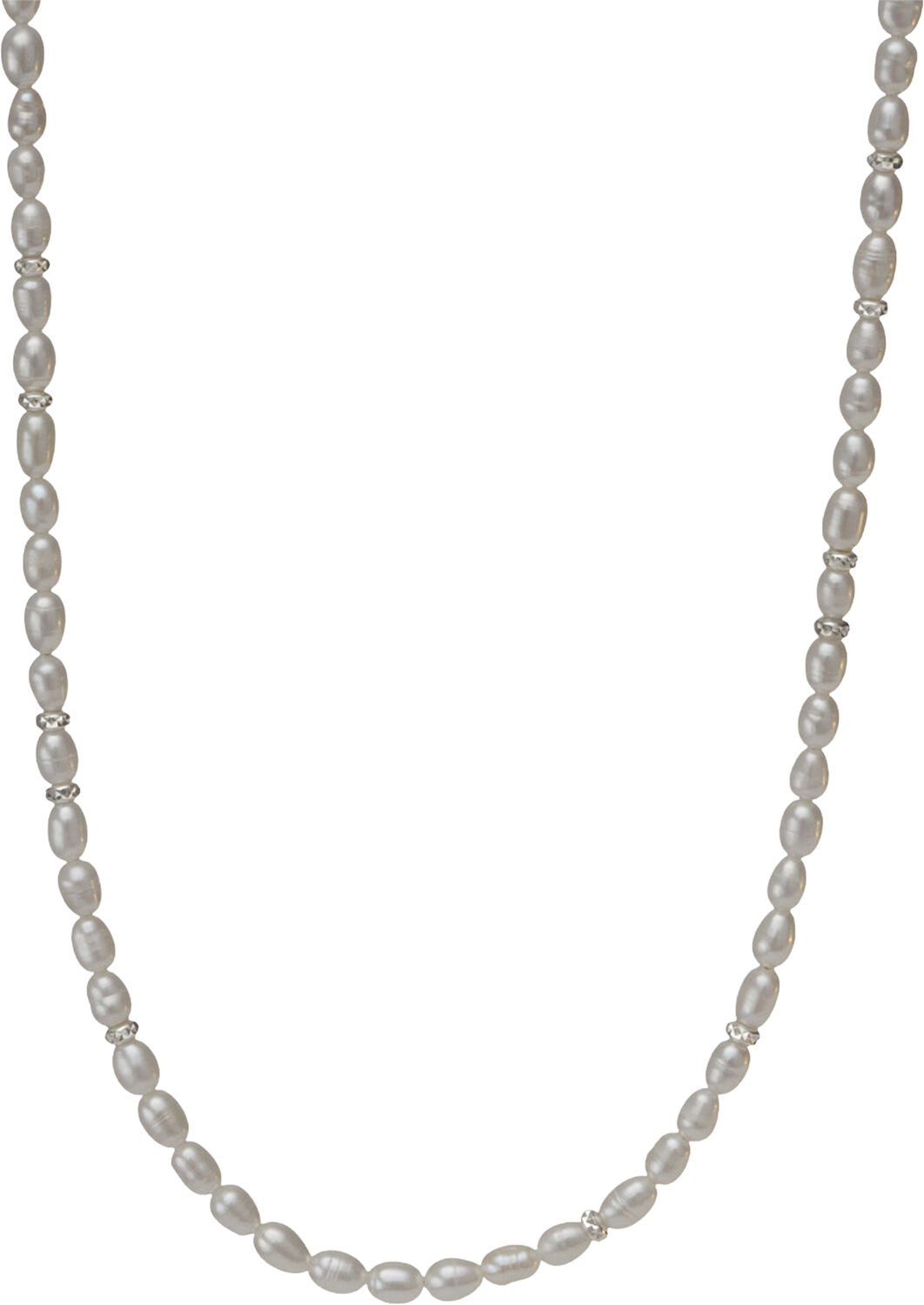 Celina Pearl Necklace - Silver