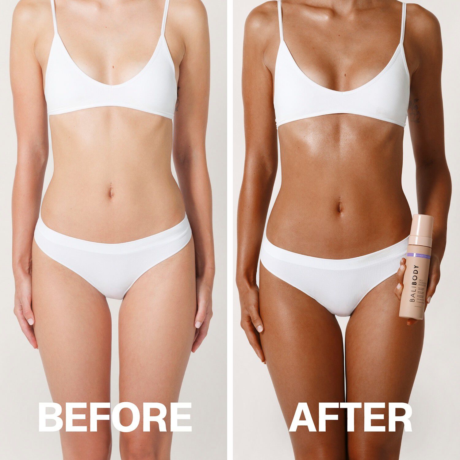 Deep Violet Tanning Mousse - Brun-utan-sol-mousse med m&ouml;rklila bas