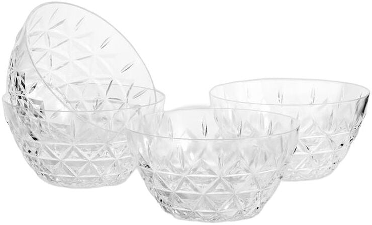 Picnic Juni bowl small, 4-pcs (6) Clear