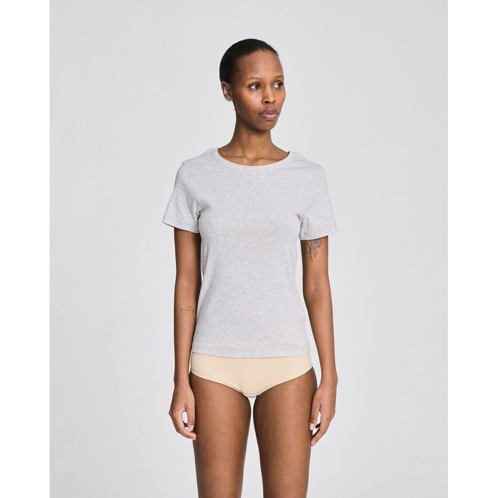 Trille Cotton Top 1x1 Rib Tee GOTS