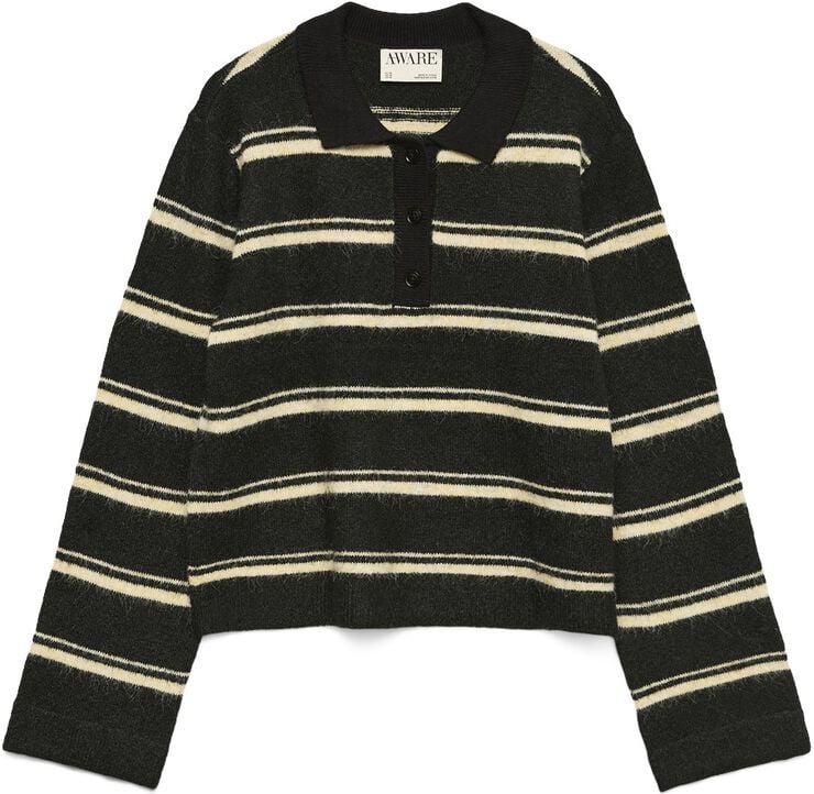 AWTACEY LS POLO KNIT