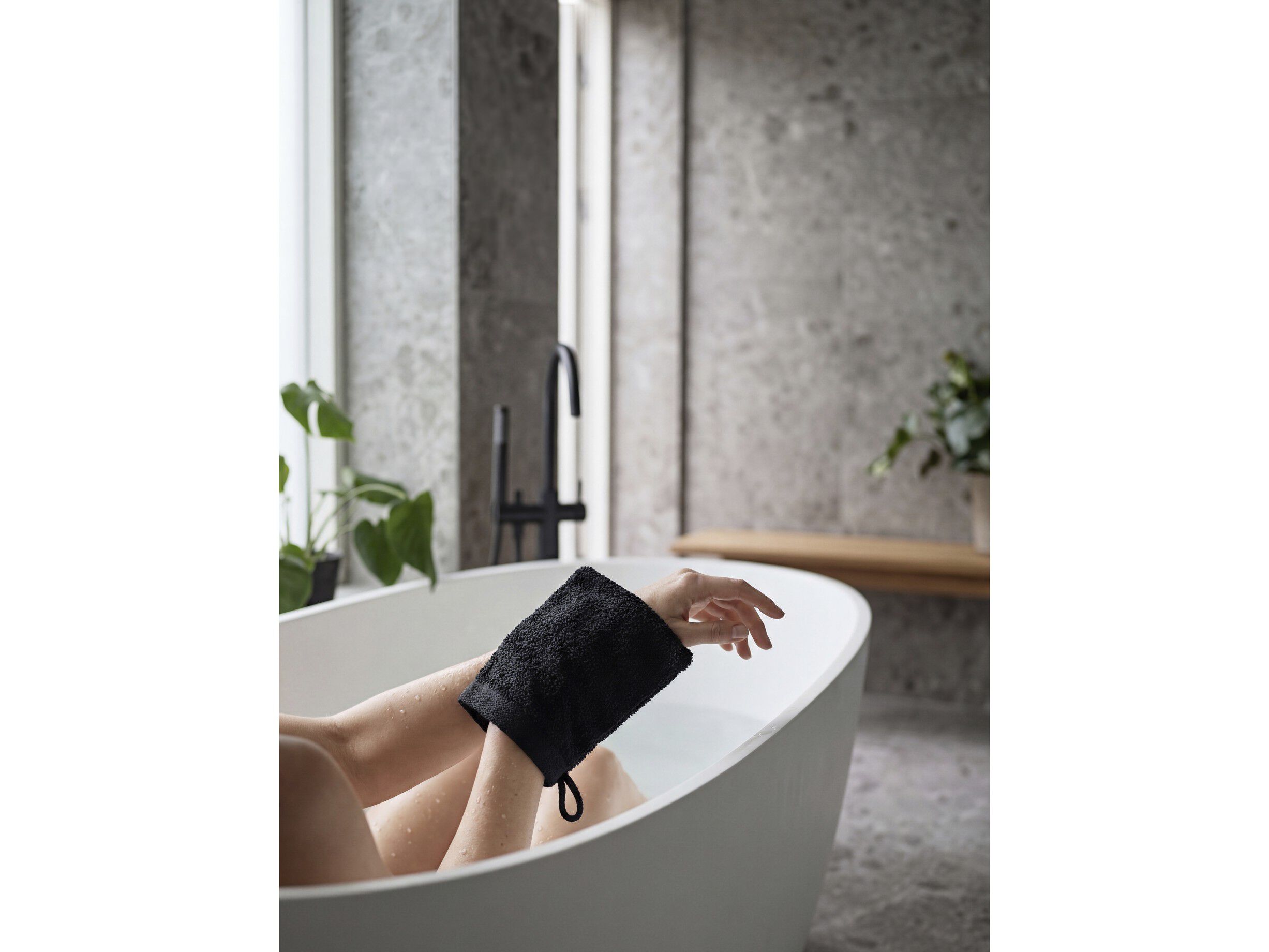 Tv&auml;tthandske Sauna Black
