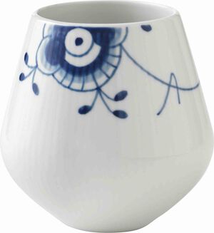 Blue Fluted Mega vas 12 cm