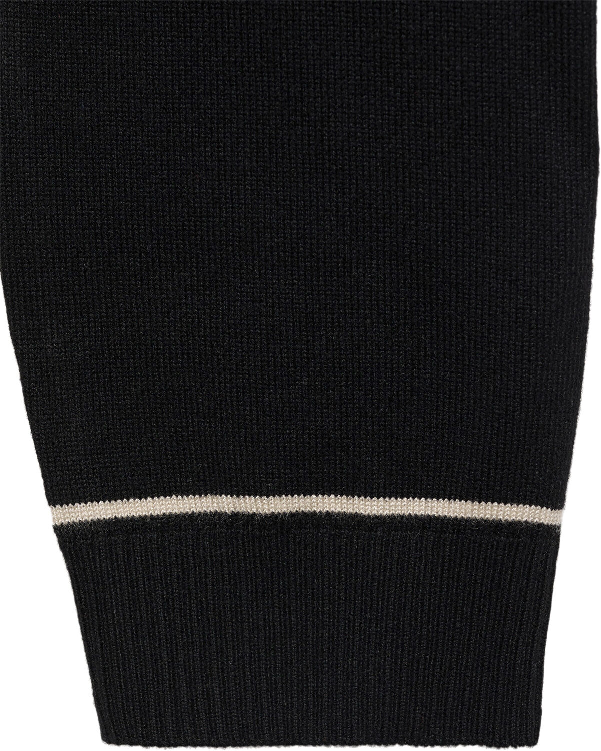 Jersey with contrasting lapels and