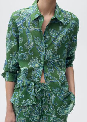 Paisley cotton shirt