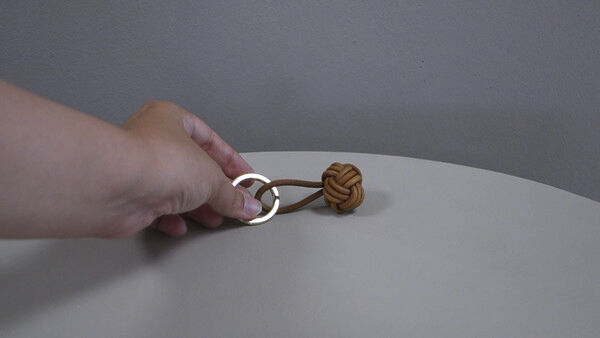 Keyring Knot - natur