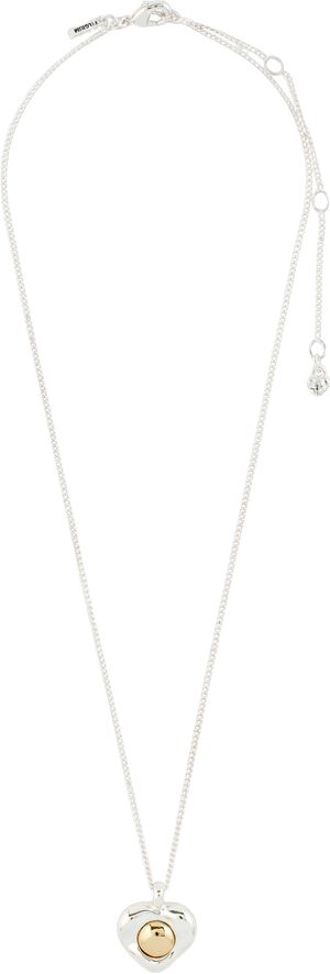 NOVA heart necklace silver-plated