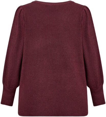 Curvy WA-NANINE 3 Bluse R&oslash;d