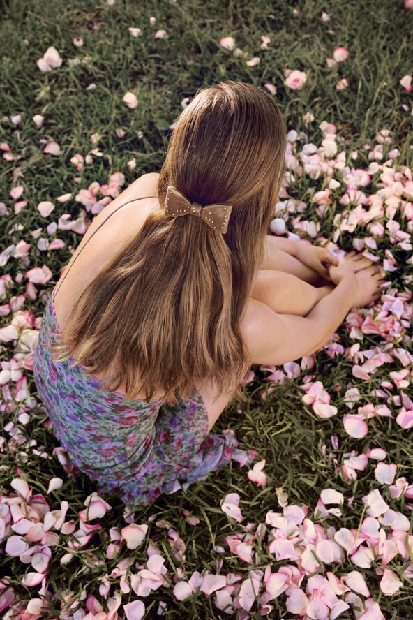 Ribin Hairclip, Mocha