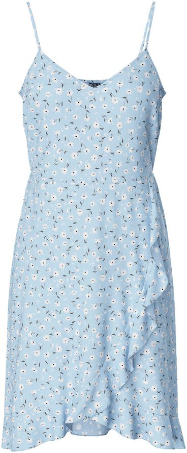 PCNYA STRAP FLOUNCE DRESS WVN BC