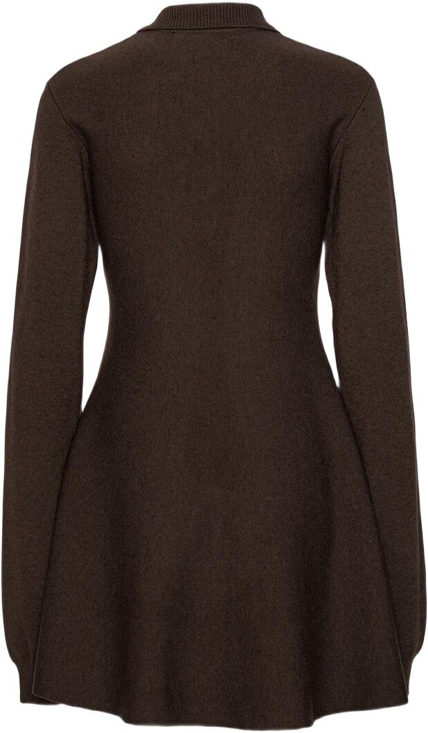 Slinky Knit Polo Dress