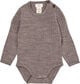 MERINO LS RIB BODYSTOCKING