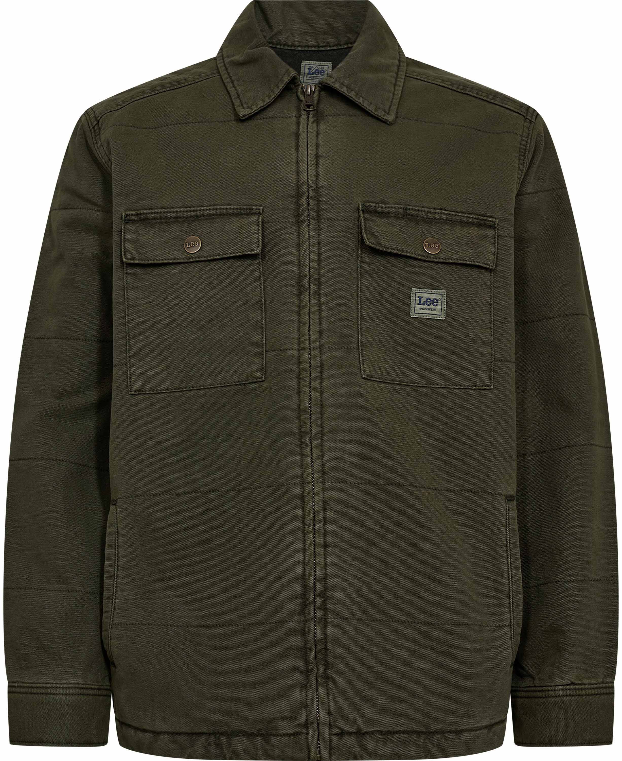 QUILTED_WORKWEAR_JACKET OAK_MOSS