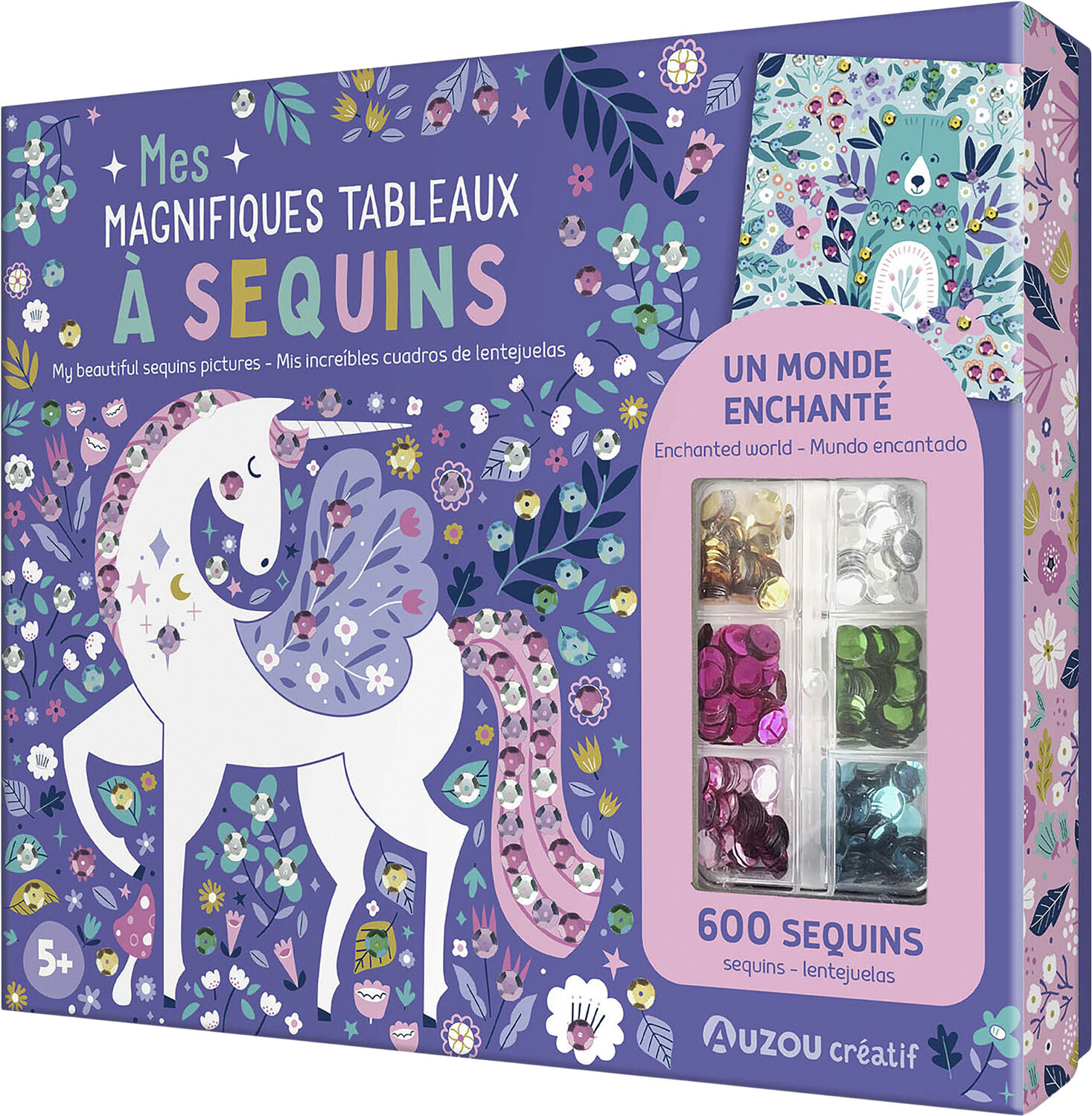 Auzou - Aktivitetss&aelig;t - Kunst med pailletter