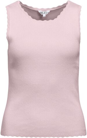 OBJKELLY S/L RE O-NECK TOP DIV