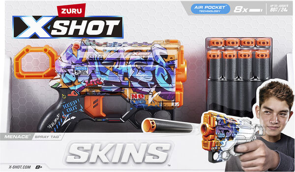 X-shot skins menace