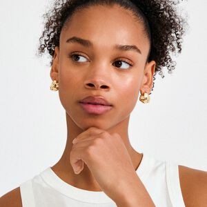 JOHNNIE &oslash;reringe guldbelagt