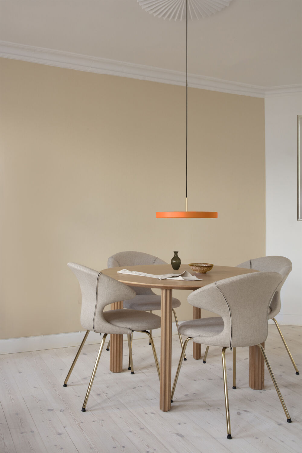 Asteria nuance orange &Oslash; 43 x 14 cm, 2. 7m cordset