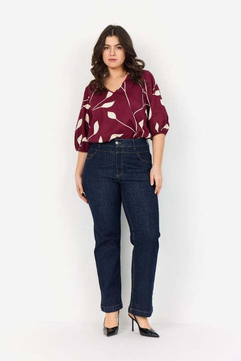 Curvy WA-NELLY 1 Bluse Bordeaux