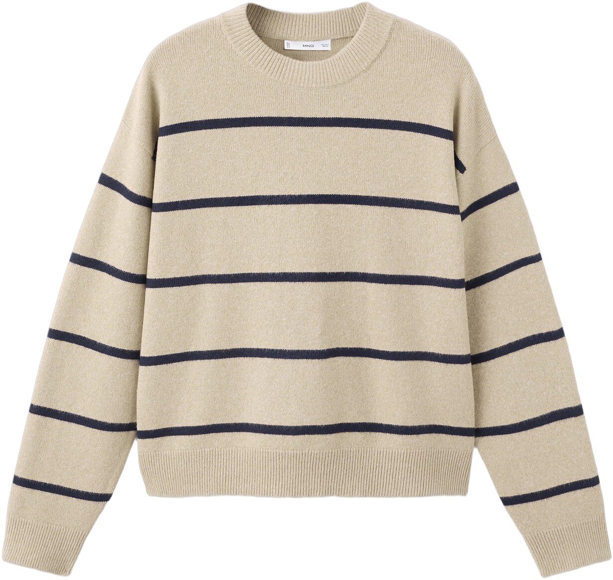 Knit striped sweater