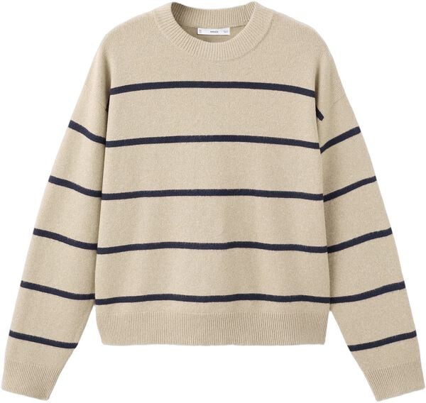 Knit striped sweater
