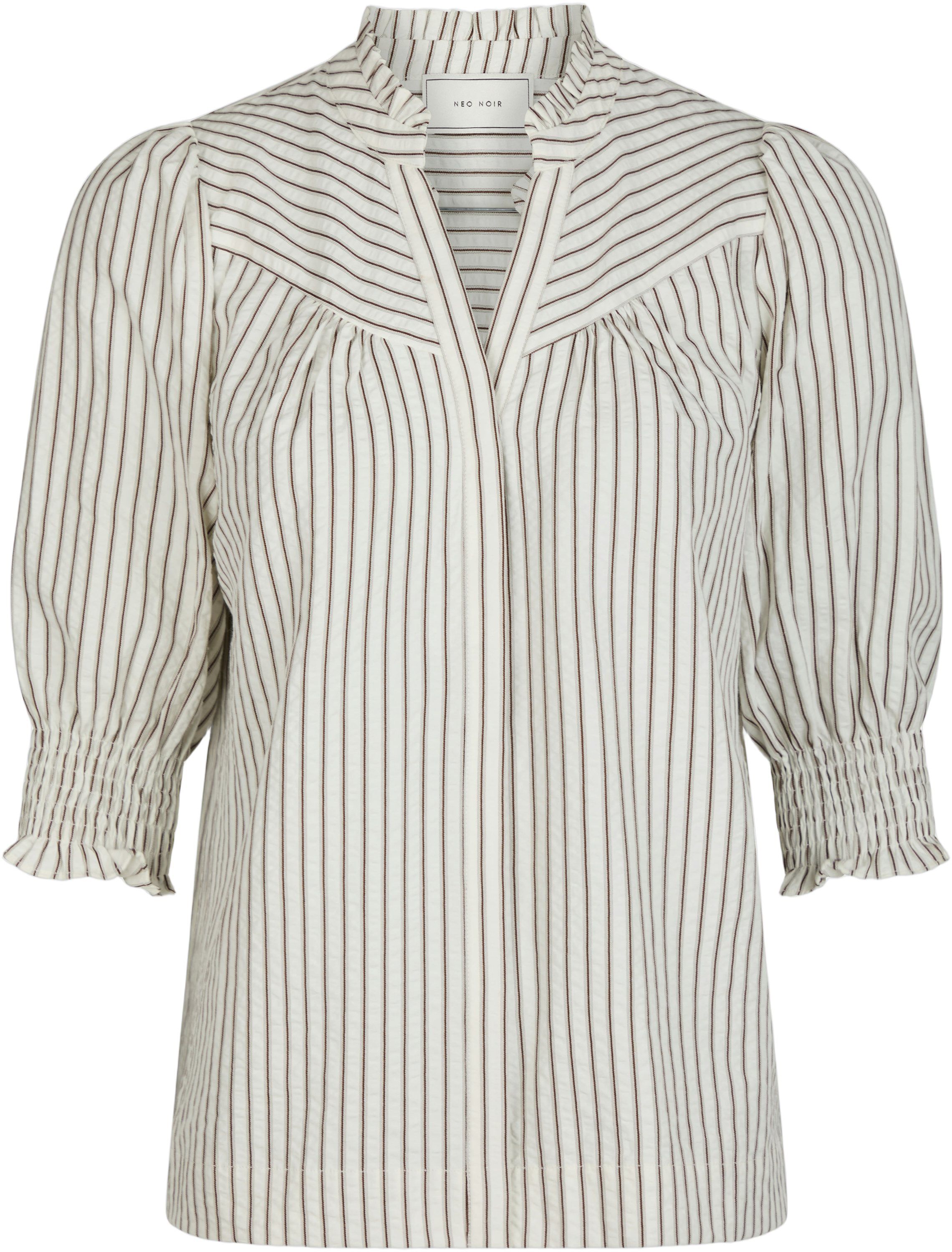 Diana Crepe Stripe Blouse