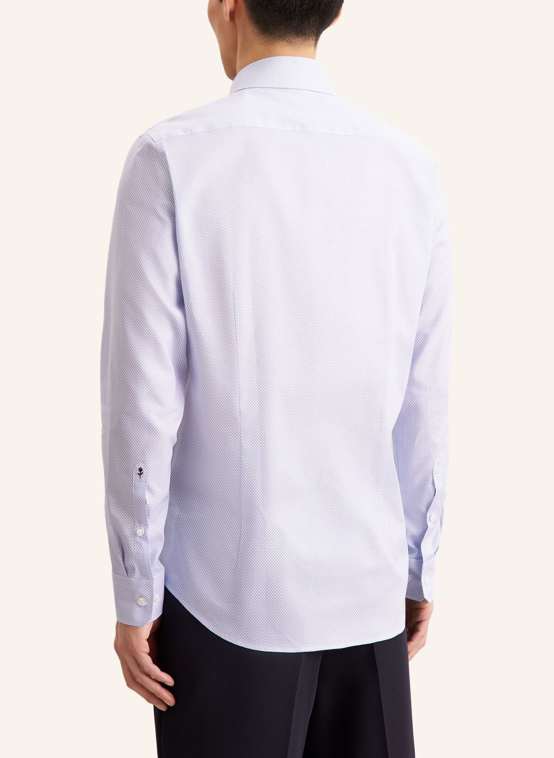 Business shirt Slim 1/1 Kent-Collar Print