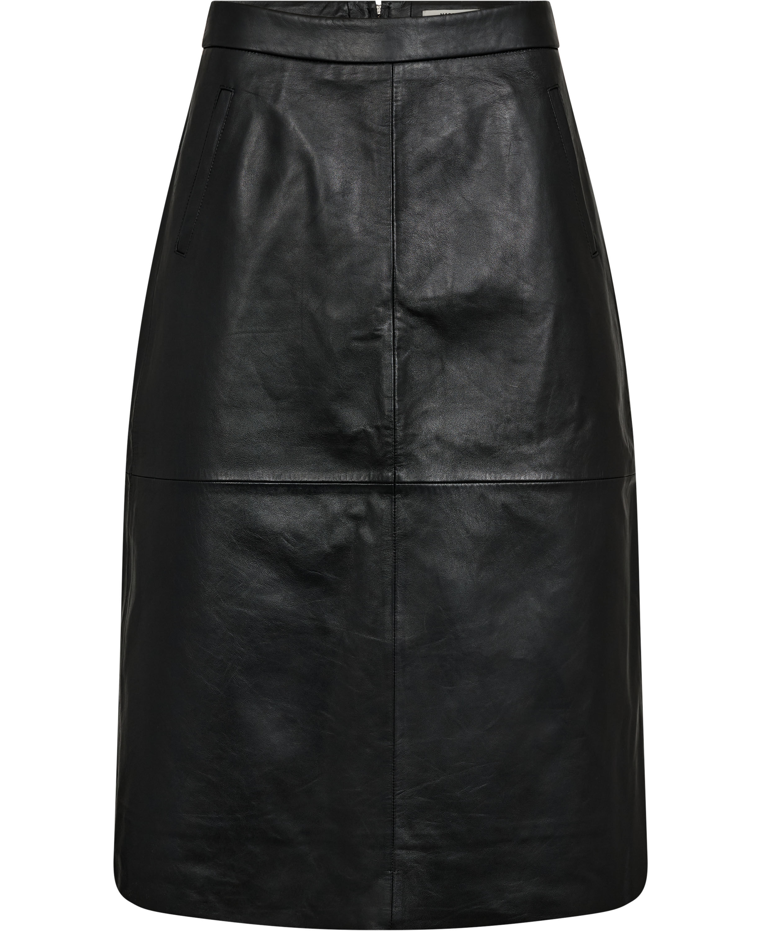 Tana 4 A-formet nederdel - 100% L&aelig;der LWG