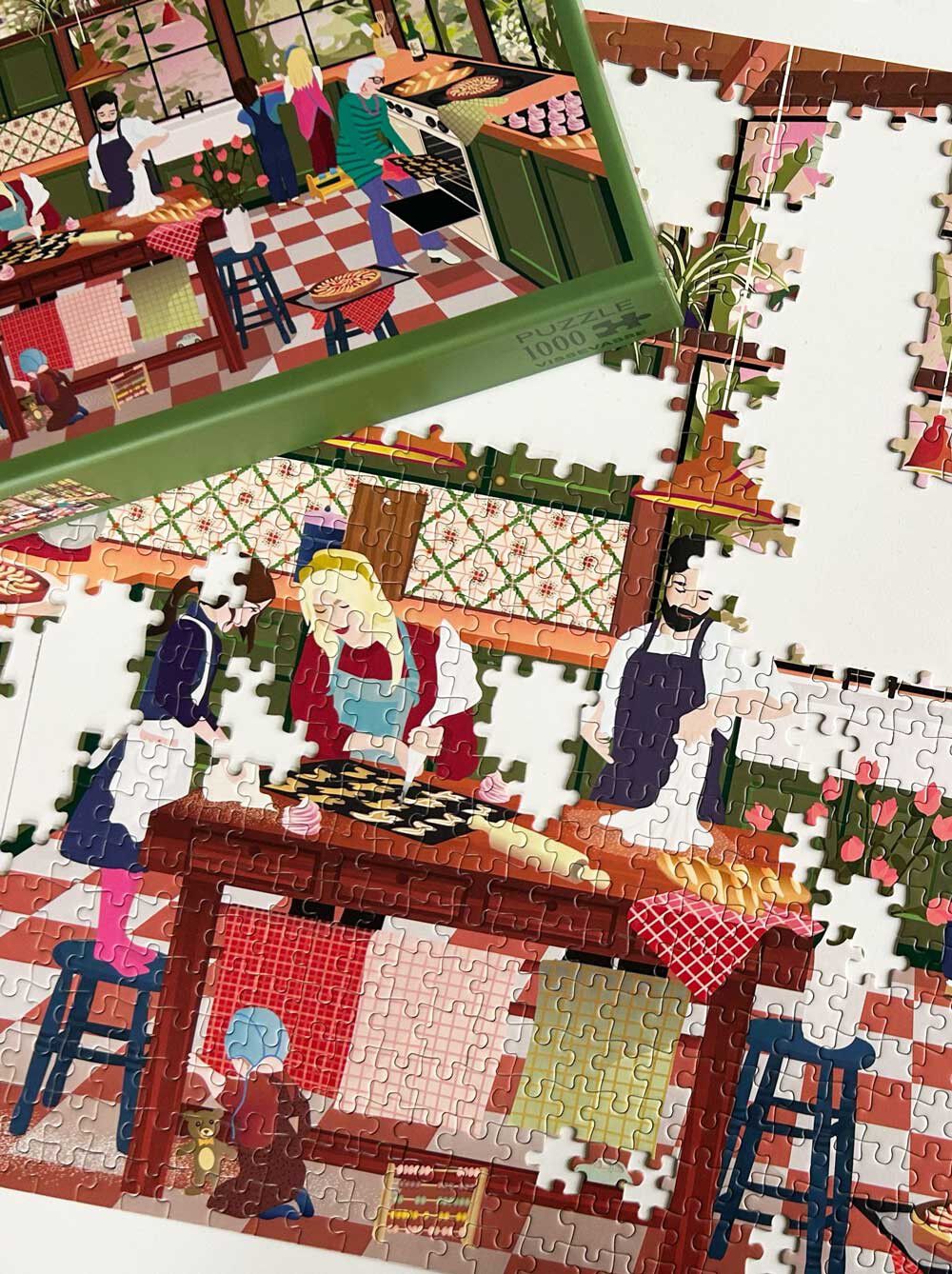 COSY KITCHEN - puslespil med 1000 brikker