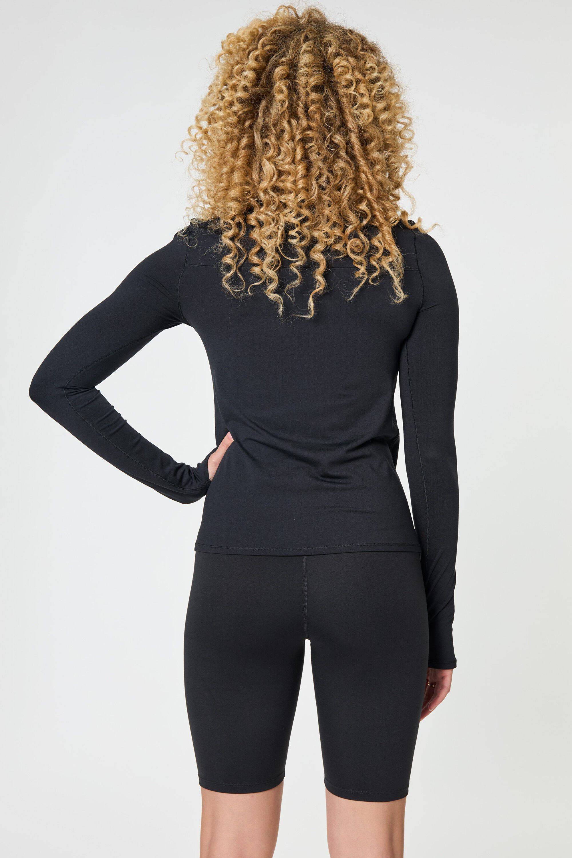 Reset Long Sleeve Mock Neck, Half Zip