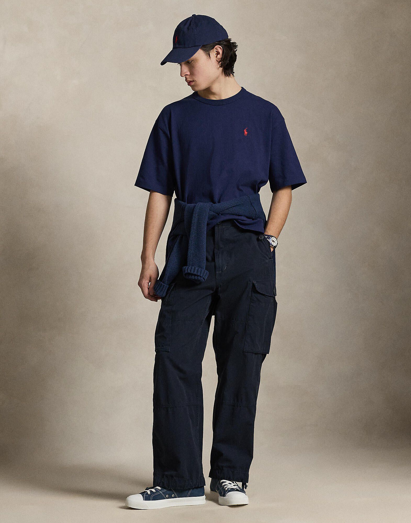 Relaxed Fit Jersey Crewneck T-Shirt