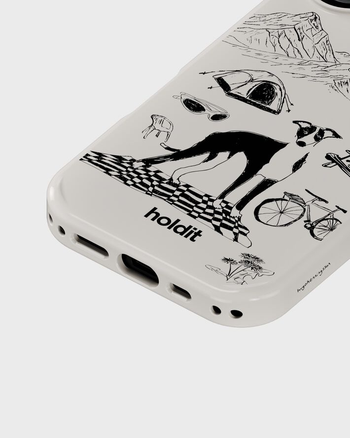 Graphic Print Case MagSafe iPhone 17 Wool