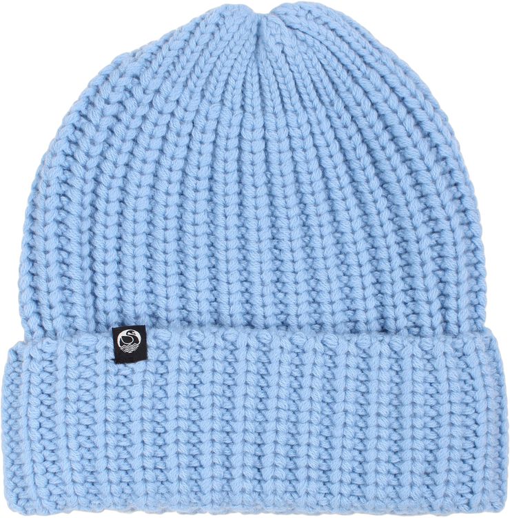 Danefolklore Chunky Wool Beanie Lt Blue Grey