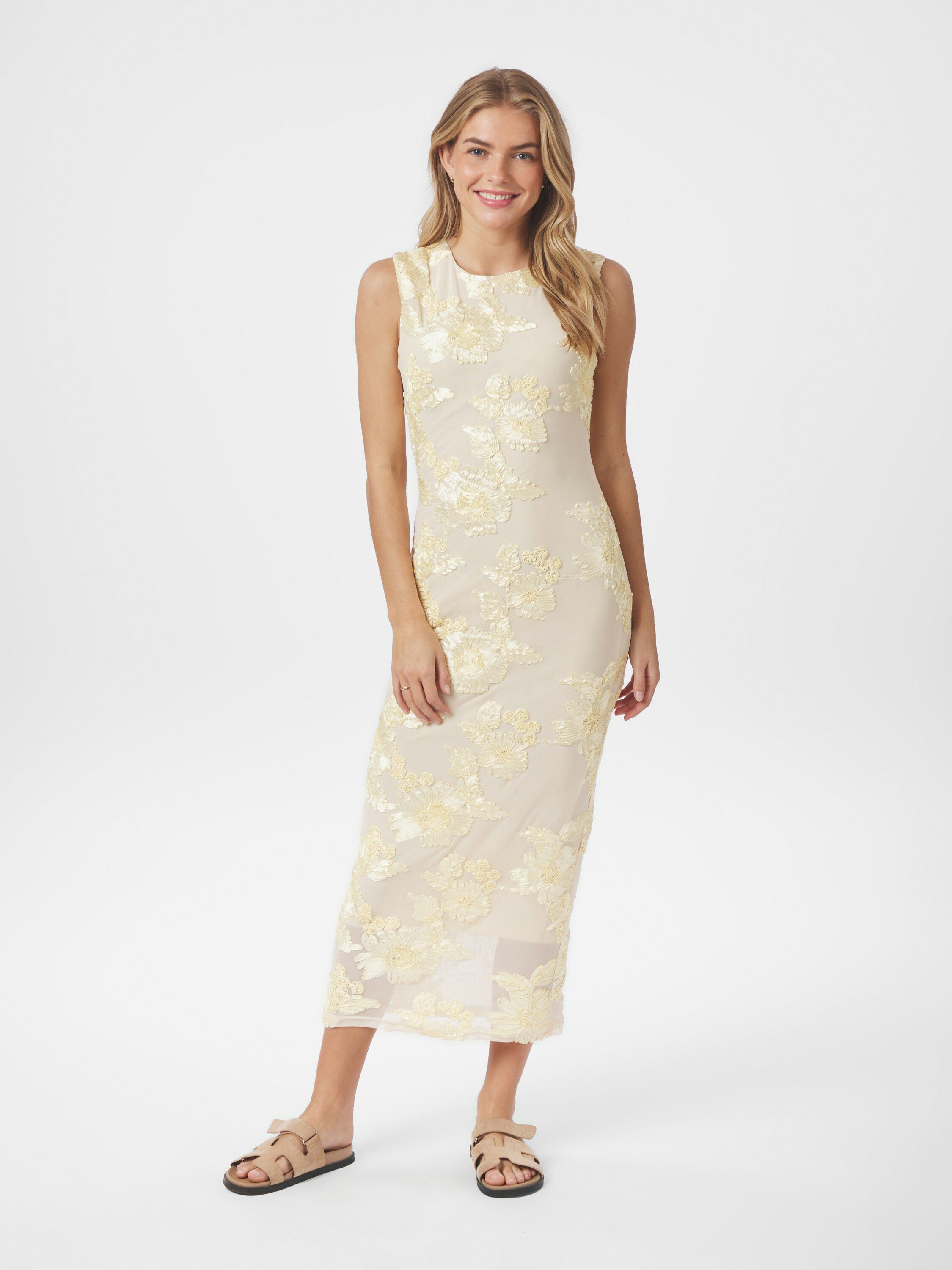 Tiranna Big Flower Mesh Dress