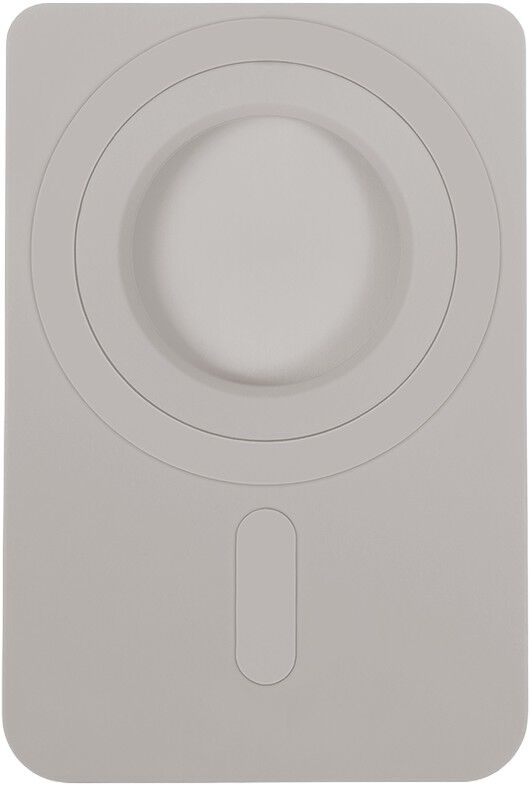 Card Holder Silicone, Magsafe Compatible Wool Gray