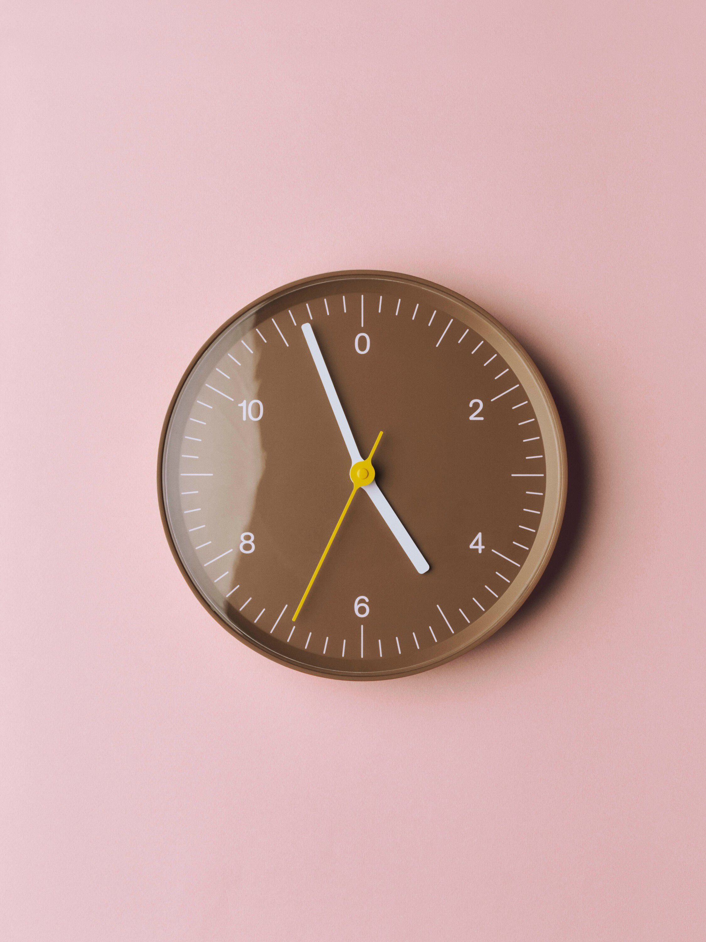 Wall Clock Recycled-Brown