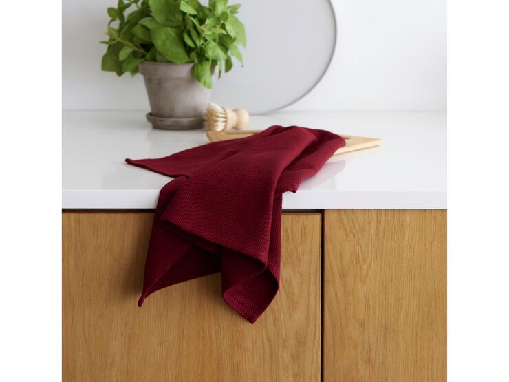 Kökshandduk Diamond 50x70 cm Rumba red