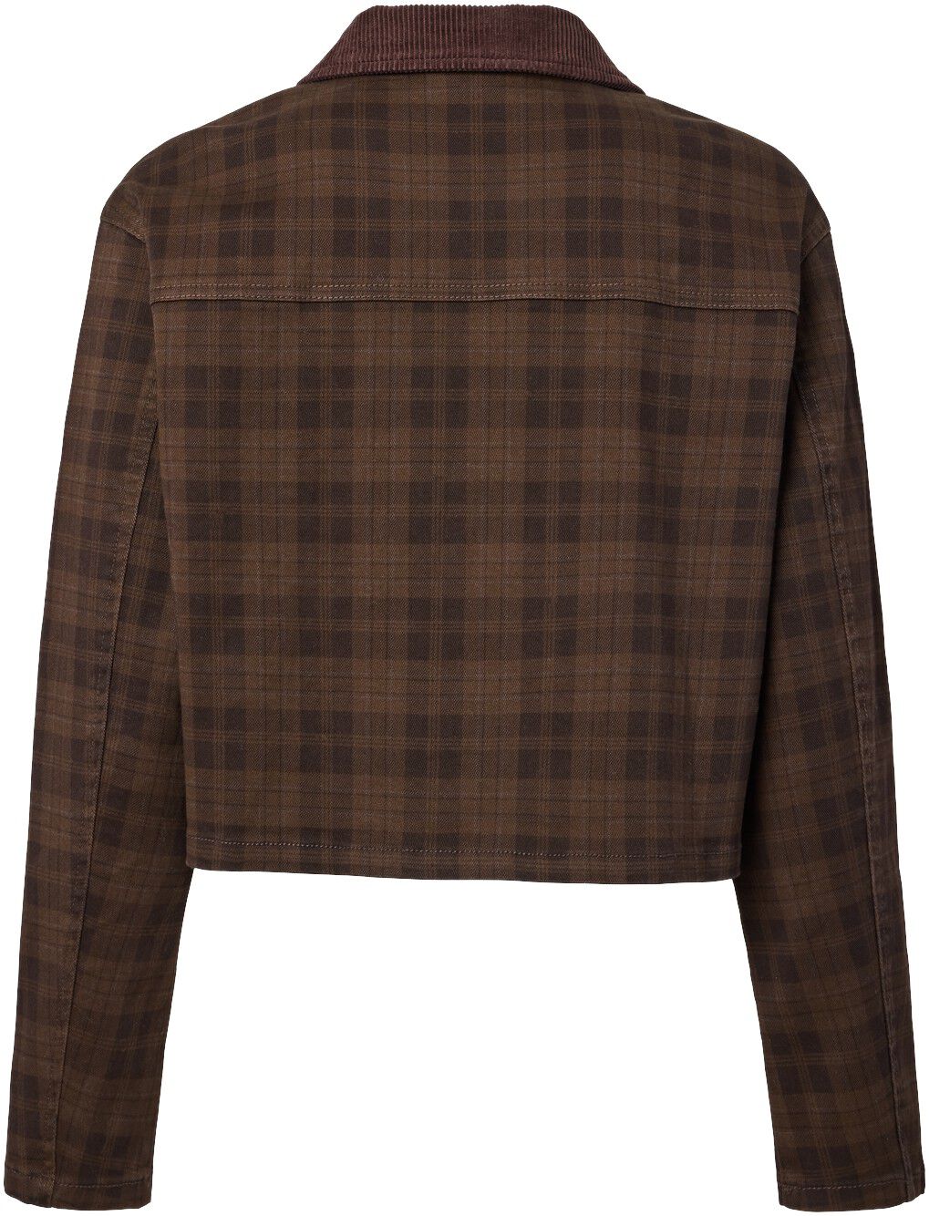 Pcvera Short Check Jacket Dnm