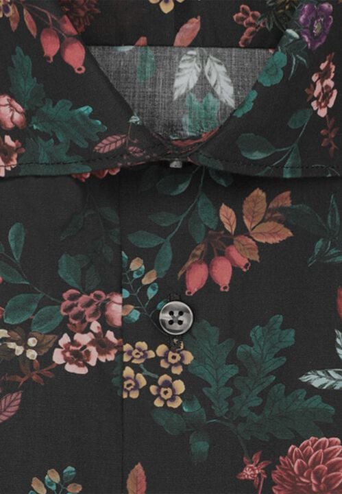 Business shirt Regular 1/1 Kent-Collar Floral