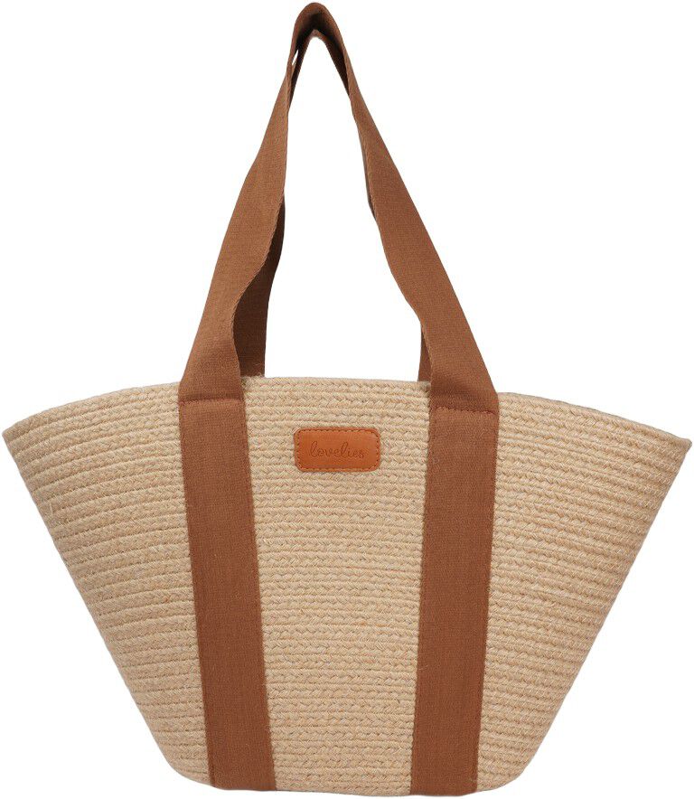 PEPPINO - JUTE BAG WITH COTTON HANDLES 45 X 40 CM