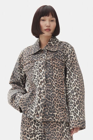 Print Denim Jacket