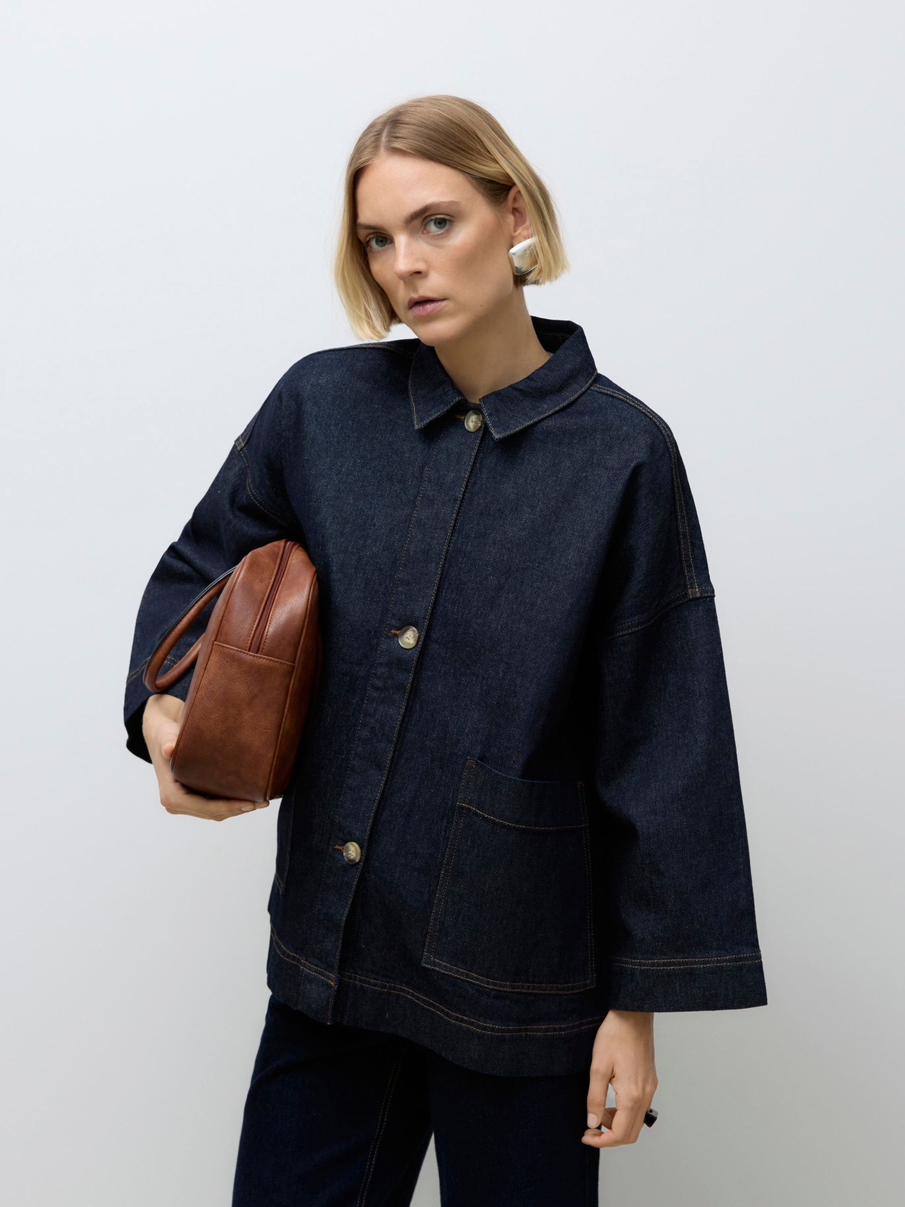 AWVERENA LS OVERSIZED DNM JACKET