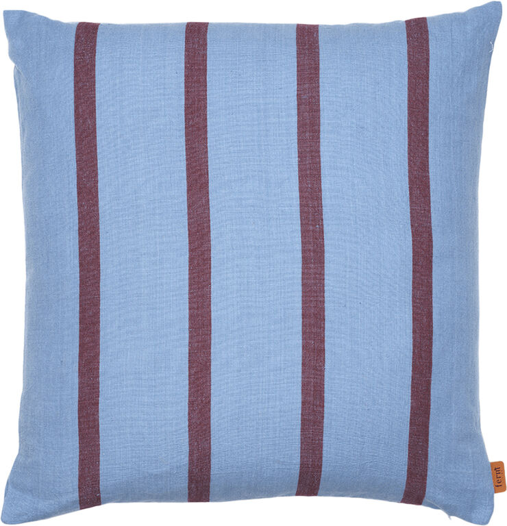 Grand Cushion - Faded Blue/Burgundy