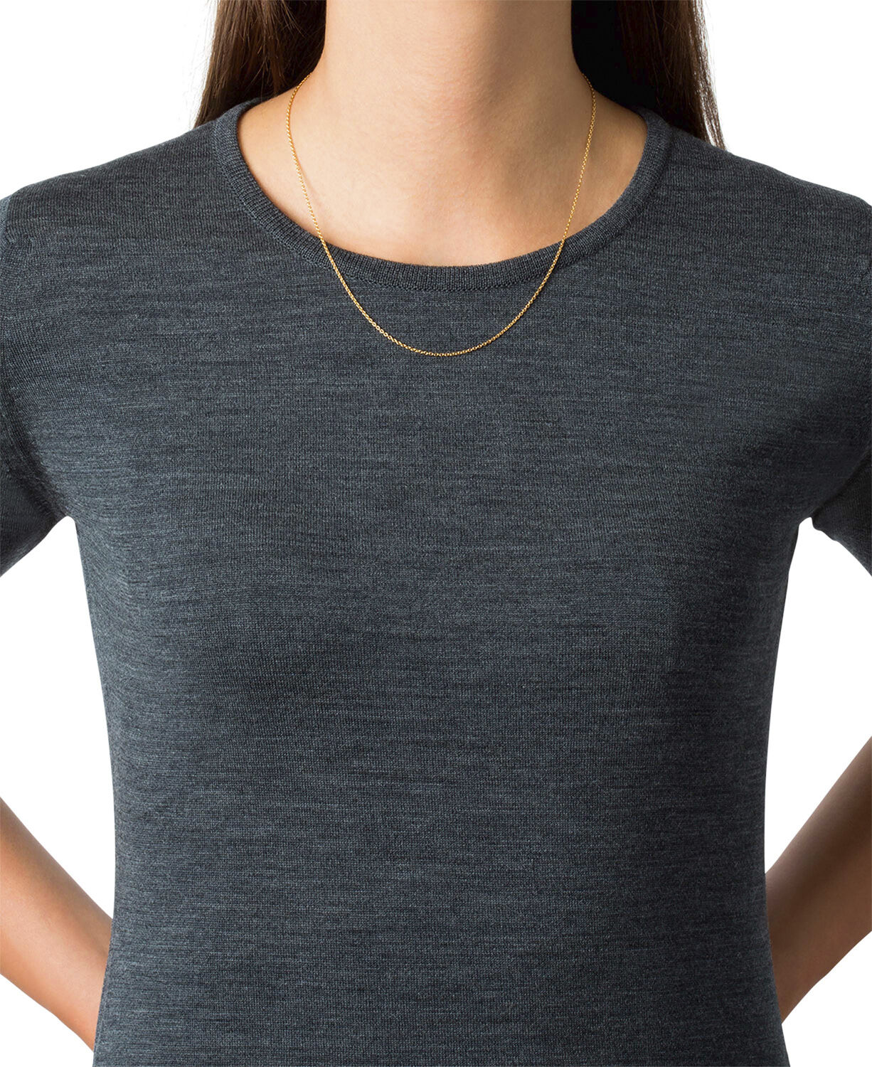 Anchor Chain, gold plated sterling silver - 42 CM