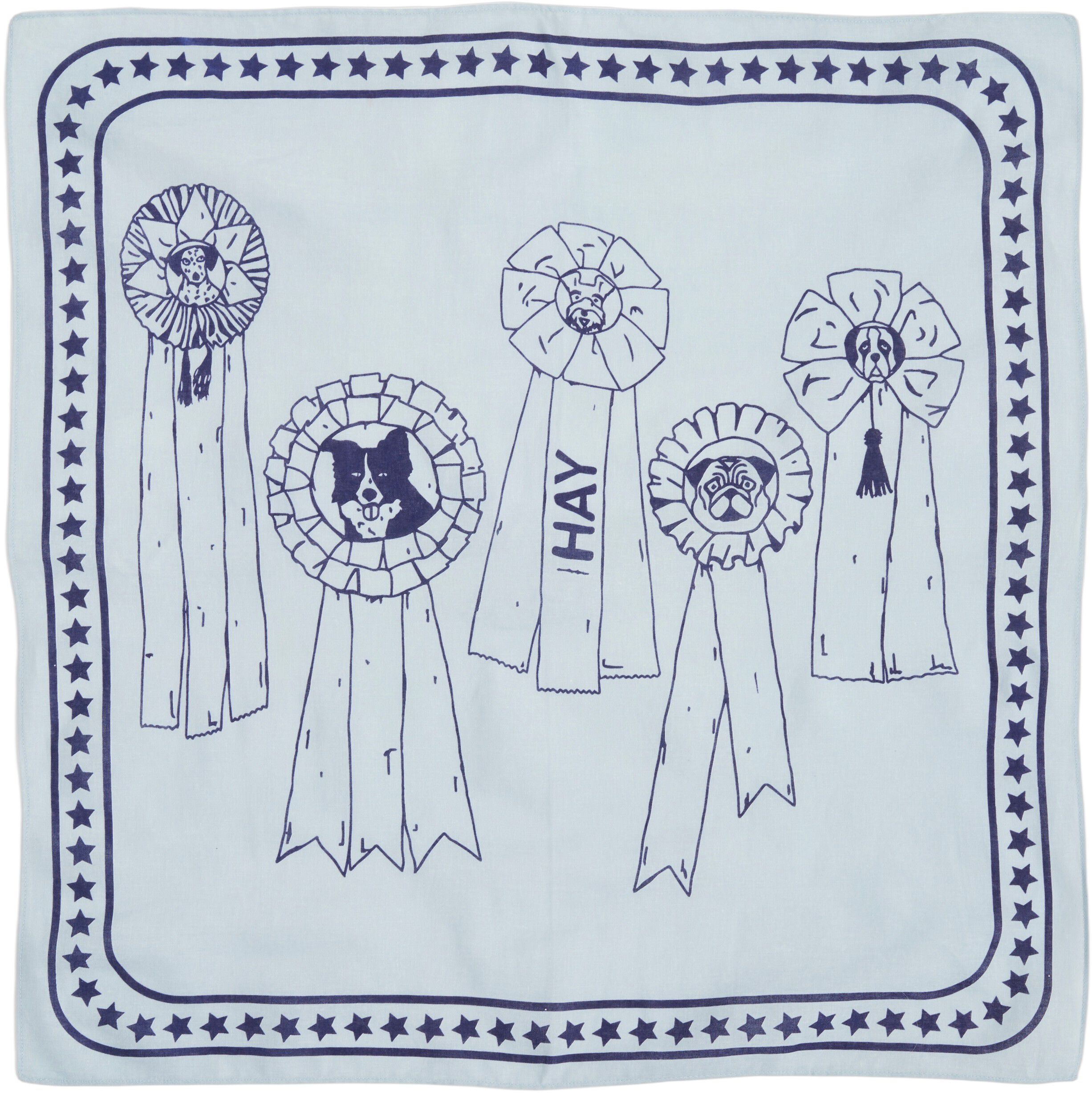 HAY Dogs Scarf Recycled-55 x 55-L